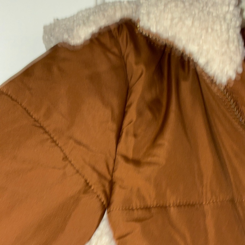 Beautiful J. CREW primaloft sherpa snowday puffer coat jacket Sz S - Picture 5 of 10